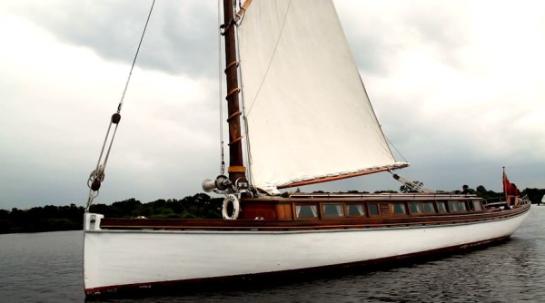 The wherry Wy Norad is featured in the documentary.